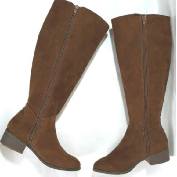 Universal Thread Shoes - Unviersal Thread Cognac Brisa Microsuede Boots